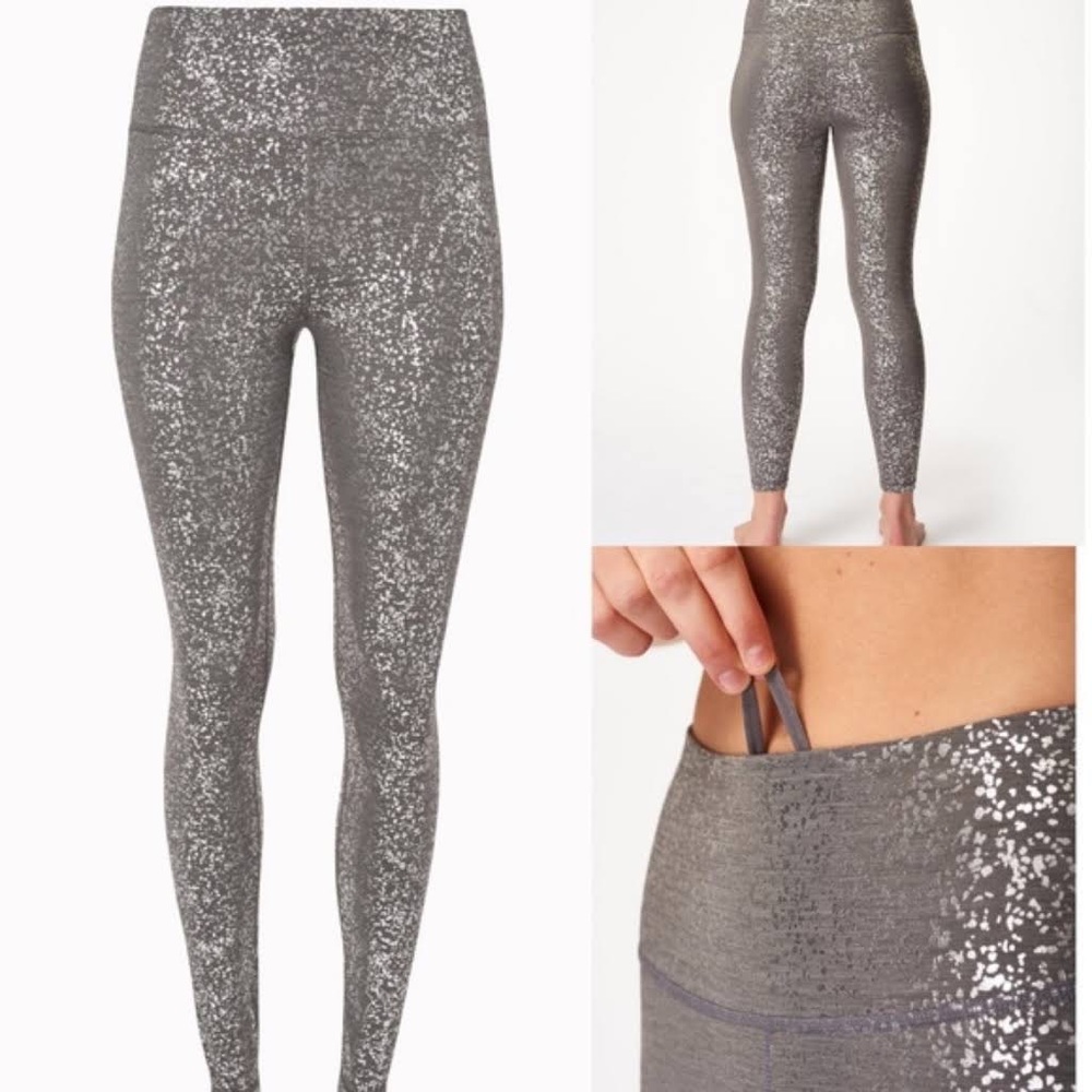 Sweaty Betty Disco Foil 7/8 Length Legging Small